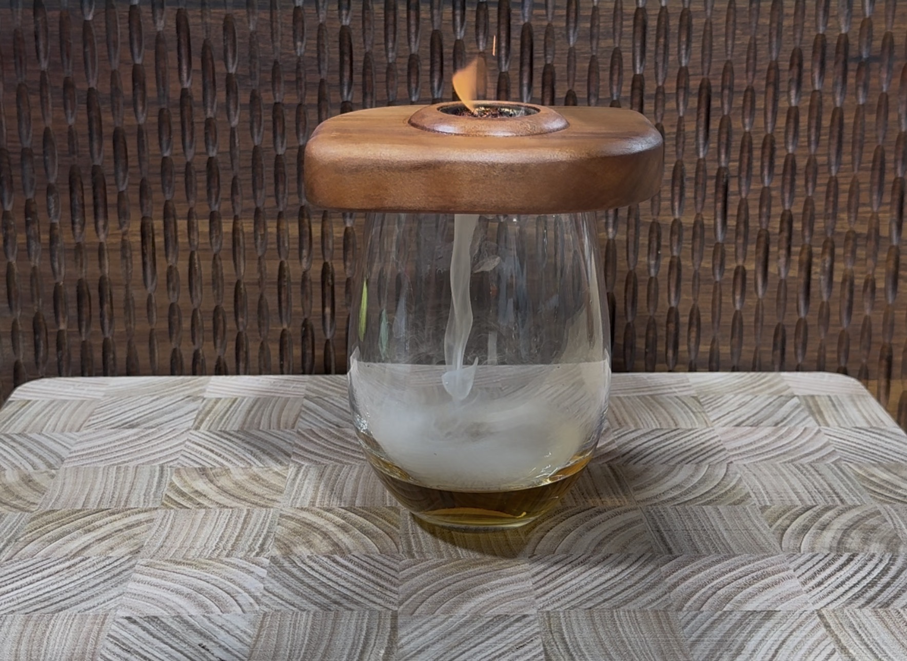 Whisky smoker made from Tasmanian hardwood